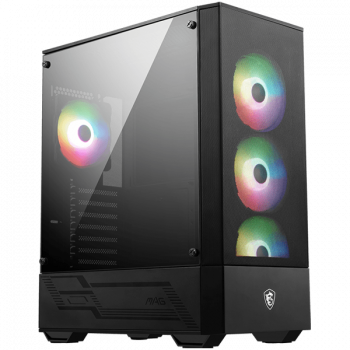 Кутия за компютър MSI MAG FORGE 112R, Mid-Tower, ATX/M-ATX/ITX, 2x USB 3.2 Gen 1 Type-A, 1x Audio/1x...