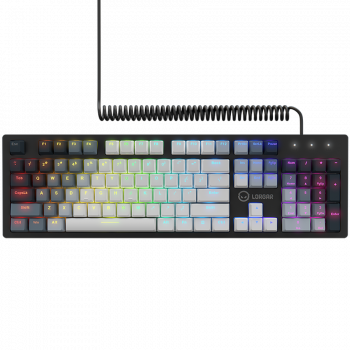 Геймърска клавиатура LORGAR Azar 514, Wired mechanical gaming keyboard, RGB backlight, 1680000 ...