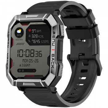 Смарт часовник Blackview W60, 2.01inch HD,900mAh Battery, LED Flashlight & Compass Function, 24-hour...