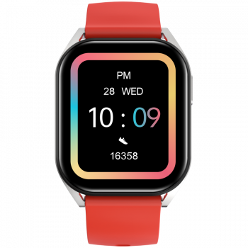 Смарт часовник CANYON smart watch Chatter SW-58 BT-CALL Silver Red