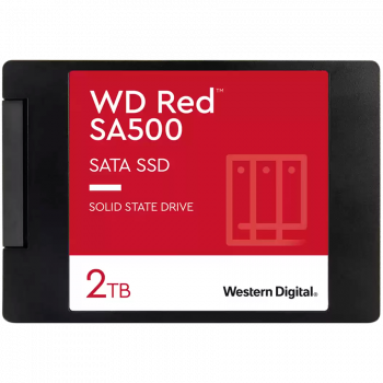 Твърд диск WESTERN DIGITAL SSD WD Red (2.5'', 2TB, SATA III 6 Gb/s)
