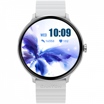 Смарт часовник CANYON smart watch Jacky SW-69 White Blue