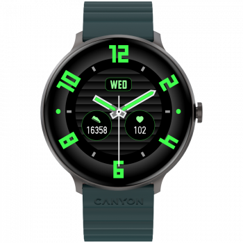 Смарт часовник CANYON smart watch Jacky SW-69 Green Orange