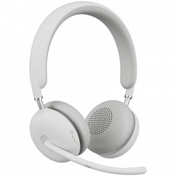 Конферентни продукти LOGITECH HEADSET - Logitech Zone Wireless 2 UC - OFF-WHITE,TEAMS - 2.4GHZ/BT - ...