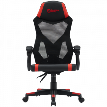 Геймърски стол CANYON gaming chair Flow MCH01 Mesh Black Red