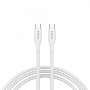 Кабел CANYON cable CC60SC10 C-C 60W 1m Silicon White