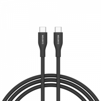 Кабел CANYON cable CC60SC10 C-C 60W 1m Silicon Black
