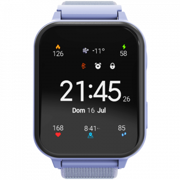 Детски смарт часовник CANYON kids watch Alfie KW-37 MP3 Study&Game Blue