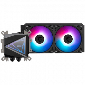 Охладител MSI MAG CORELIQUID I240 2x 120mm ARGB Fans, Aluminium Radiator, Loop Dynamic Bearing, ...