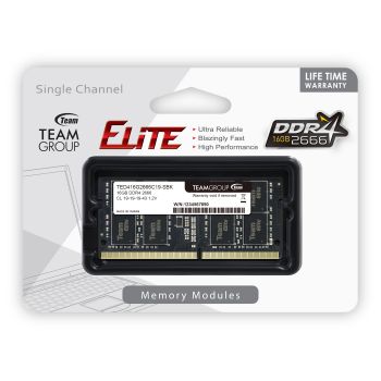 Памет за лаптоп 16G DDR4 2666 TEAM ELITE SODIM