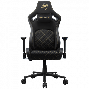 Геймърски стол COUGAR GAMING COUGAR DEFENSOR Gold F Gaming chair, Black Gold