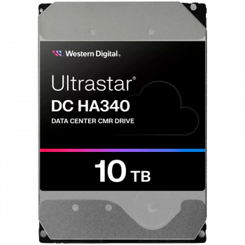 Твърд диск WESTERN DIGITAL HDD Server WD/HGST ULTRASTAR DC HA340 (3.5’’, 10TB, 256MB, 7200RPM, SATA ...