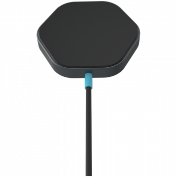 Безжично зарядно CANYON wireless charger HEXAGON 110 Dark Grey Blue
