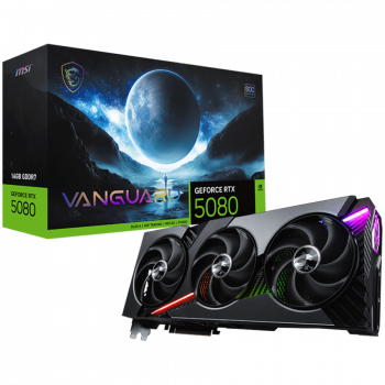 Видео карта MSI Video Card Nvidia GeForce RTX 5080 16G VANGUARD SOC, 16GB GDDR7, 256bit, Effective ...