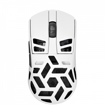 Геймърска мишка LORGAR MSE90W, Magnesium Alloy Wireless Gaming Mouse Elite, White