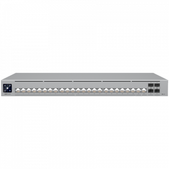 Мрежов суич Ubiquiti Layer 3 Etherlighting switch USW-PRO-HD-24-EU, (22) 2.5 GbE, (2) 10 GbE ports...