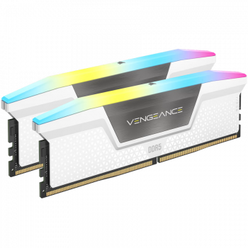 Памет за настолен компютър Corsair VENGEANCE RGB DDR5 32GB (2 x 16GB) DDR5 6400 CL36-48-48-104 1.35V...