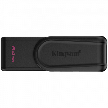 USB Флаш памет Kingston  64GB Portable USB 3.2 Gen 1 DataTraveler Exodia S (Black/Black)