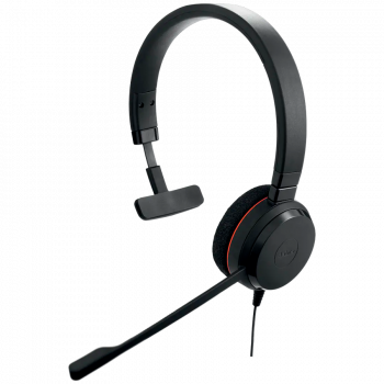 Слушалки JABRA Evolve 20, Mono MS, USB C/A adapter