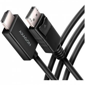 Адаптер AXAGON RVD-HI20C2 DisplayPort - HDMI 2.0 cable 1.8m 4K/60Hz