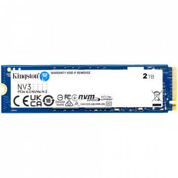 Твърд диск Kingston 2TB NV3 SSD M.2 2230 PCIe 4.0 NVMe, Read: 6,000/ Write: 5,000MB/s