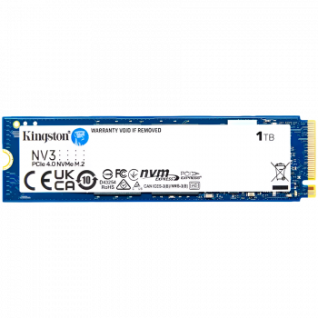 Твърд диск Kingston 1TB NV3 SSD M.2 2230 PCIe 4.0 NVMe, Read: 6,000/ Write: 4,000MB/s