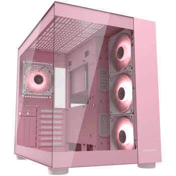 Кутия за компютър COUGAR GAMING COUGAR FV150 RGB PC Case, Mid tower, Pink