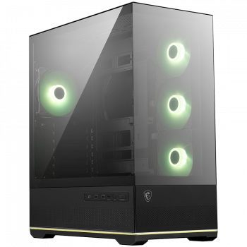 Кутия за компютър MSI MAG PANO 110R PZ, Mid-Tower, ATX/M-ATX/ITX, 2x USB 3.2, 1x USB Type-C 20Gbs, ...