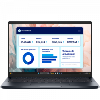 Лаптоп Dell Pro 16 Pro Plus (PB14250), Intel Core Ultra 7 255U (12C, 12 TOPS NPU, up to 5.2GHz), 16....