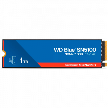 Твърд диск WESTERN DIGITAL SSD WD Blue SN5100 (M.2, 1TB, PCIE GEN 4.0 x4 NVMe)