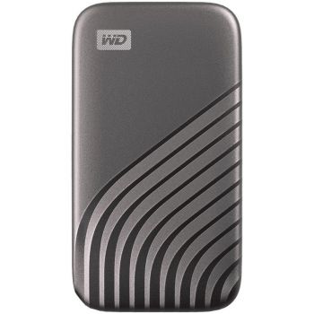 Външен хард диск Western Digital My Passport, 1TB, 2.5&quot; SSD, USB 3.2, Сив