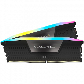 Памет за настолен компютър CORSAIR VENGEANCE RGB DDR5 64GB (2 x 32GB) DDR5 6000 CL40-50-50-96 1.35V ...