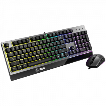 Геймърска клавиатура MSI VIGOR GK30 COMBO US - Gaming Keyboard + Gaming Mouse Combo, US Layout