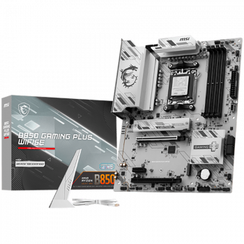 Дънна платка MSI B850 GAMING PLUS WIFI6E, ATX, Socket AM5, 4x DDR5 Dual Channel up to 8200(OC)MHz, ...