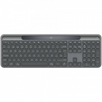 Клавиатура LOGITECH Slim Solar+ for Business - GRAPHITE - US INT'L - 2.4GHZ/BT - INTNL-973 - UNIV