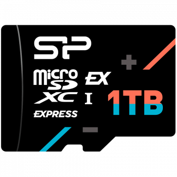 Карта памет SILICON POWER, 1TB, microSD EX,1TB,UHS-I,PCIe Gen3x1,U3,V30,A1