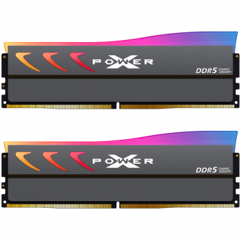 Памет за настолен компютър SILICON POWER 32GB (16Gx2) XPOWER Storm DDR5 RGB Gaming UDIMM, DDR5-6000...