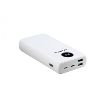 Външна батерия ADATA P20000 QUICK CHARGE WHIT
