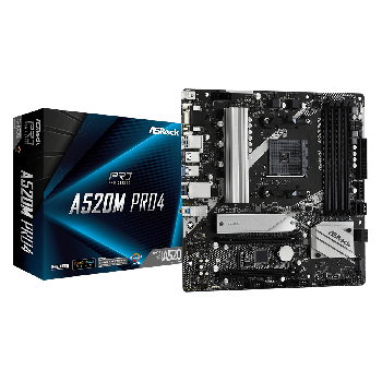 Дънна платка ASROCK A520M PRO4 /AM4