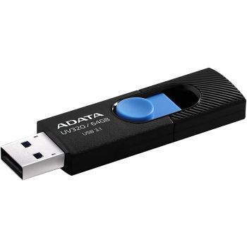 USB Флаш памет 64GB USB UV320 ADATA BLACK