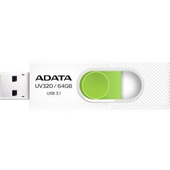 USB Флаш памет 64GB USB UV320 ADATA WHITE