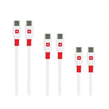 Комплект кабели Skross, USB-C - USB-C 2.0 мъжко, 0.15/ 1.20/ 2.0 м