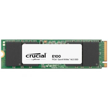 Твърд диск Crucial E100 2TB SSD PCIe 4.0 Gen4 M.2 2280 NVMe, Read/Write: 5000/3000 MB/s