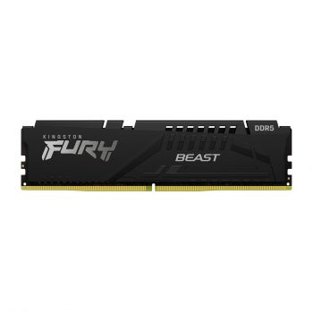 Памет Kingston FURY Beast Black 8GB DDR5 5200MHz CL40, Intel XMP - KF552C40BB-8