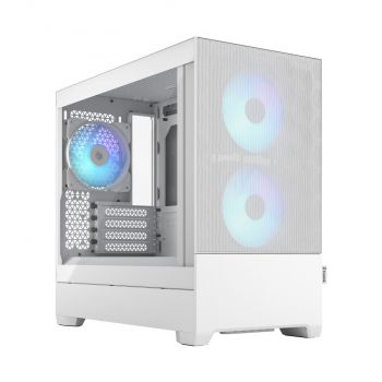 Кутия за компютър FD POP MINI AIR RGB  WHI TG CT