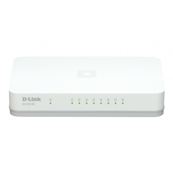 Суич D-LINK GO-SW-8G, 8 портов, Gigabit
