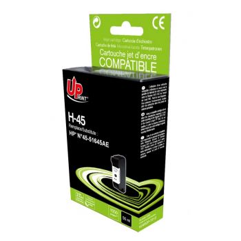 Мастилница UPRINT 51645A HP, Черен - LF-INK-HP-51645A-UP