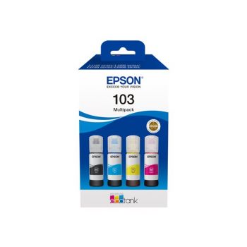 Консуматив за принтер EPSON 1LB Ink Cartridge 103 EcoTank 4-colour Multipack L3110 L3111 L3150 L3151 C13T00S64A