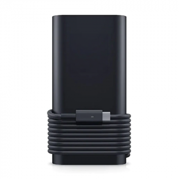 Адаптер DeTech, За Dell, 90W, Type-C, Черен 