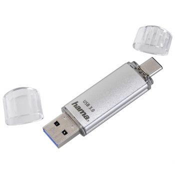 USB памет HAMA C-Laeta 64GB, USB 3.1 Сребрист